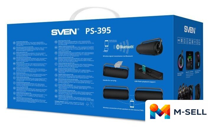 Беспроводная колонка SVEN PS-395 - Изображение №10 — Мульти e-магазин M-SELL