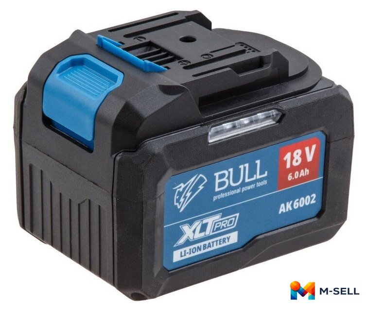 Аккумулятор Bull AK 6002 (18В/6 Ah) - Изображение №1 — Мульти e-магазин M-SELL