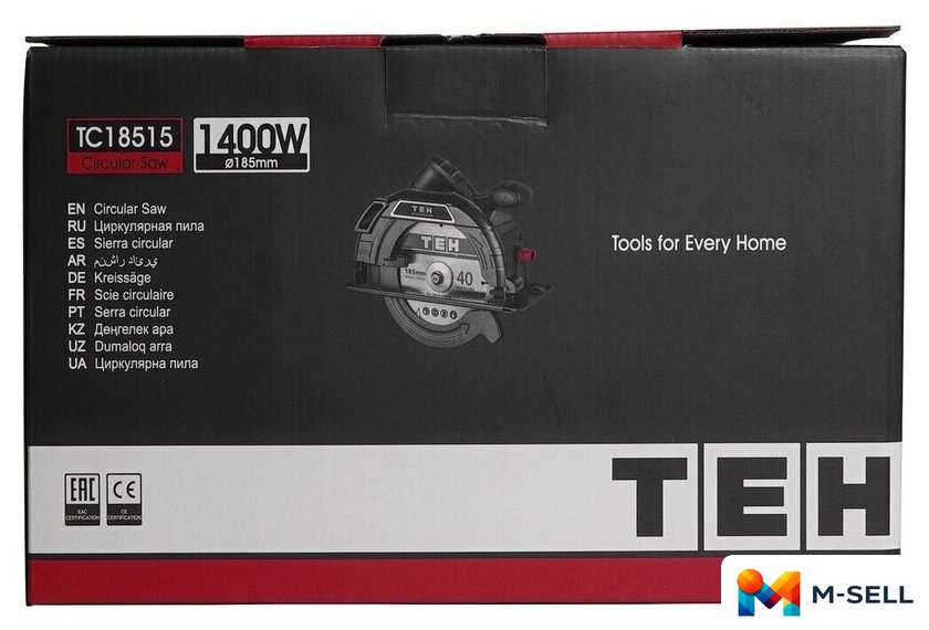 Дисковая (циркулярная) пила TEH TC18515 - Изображение №11 — Мульти e-магазин M-SELL