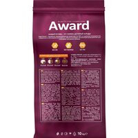 Сухой корм для кошек Award Adult Sterilized (для стерилизованных с индейкой и курицей с добавлением клюквы и цикория) 10 кг - Превью изображения №2 — Мульти e-магазин M-SELL
