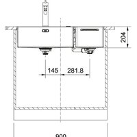 Кухонная мойка Franke Box Center BWX 220-54-27 TL 127.0538.260 - Превью изображения №5 — Мульти e-магазин M-SELL