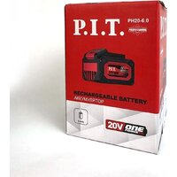 Аккумулятор P.I.T. PH20-6.0 (20В/6 Ач) - Превью изображения №3 — Мульти e-магазин M-SELL