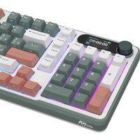 Клавиатура Royal Kludge RK-S98 RGB Clay Green (RK Pale Green) - Превью изображения №4 — Мульти e-магазин M-SELL