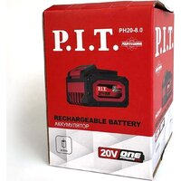 Аккумулятор P.I.T. PH20-8.0 (20В/6 Ач) - Превью изображения №3 — Мульти e-магазин M-SELL