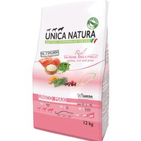 Unica Natura Unico Maxi с лососем, рисом и горохом 12 кг