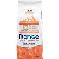 Monge All Breeds Adult Monoprotein Salmon and Rice с лососем и рисом 12 кг