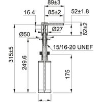 Дозатор для моющего средства Franke Comfort 119.0578.743 (оникс) - Превью изображения №2 — Мульти e-магазин M-SELL