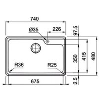 Кухонная мойка Franke Bell BCX 610-74 TL 101.0689.946 - Превью изображения №2 — Мульти e-магазин M-SELL