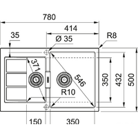Кухонная мойка Franke Sirius 2.0 S2D 651-78 Tectonite 143.0628.385 (белый) - Превью изображения №2 — Мульти e-магазин M-SELL