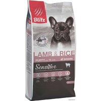 Blitz Sensitive Puppy All Breeds Lamb & Rice (для щенков с ягненком и рисом) 15 кг