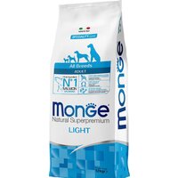 Monge All Breeds Adult Light Salmon and Rice (низкокалорийный для всех пород с лососем и рисом) 12 кг