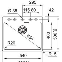 Кухонная мойка Franke MRG 610-54 FTL 114.0696.194 (черный матовый) - Превью изображения №2 — Мульти e-магазин M-SELL