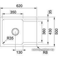 Кухонная мойка Franke Orion OID 611-62 114.0443.356 (оникс) - Превью изображения №2 — Мульти e-магазин M-SELL