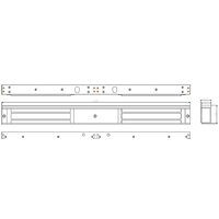 Электромагнитный замок ZKTeco CM-280D - Превью изображения №2 — Мульти e-магазин M-SELL