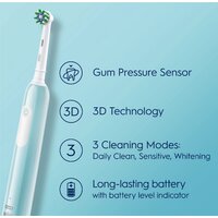 Комплект зубных щеток Oral-B Pro Series 1 D305.523.3H (2 шт, черный/бирюзовый) - Превью изображения №5 — Мульти e-магазин M-SELL