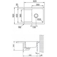 Кухонная мойка Franke Orion OID 611-62 143.0757.988 (серый) - Превью изображения №2 — Мульти e-магазин M-SELL