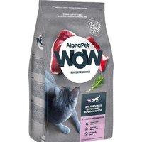 Сухой корм для кошек AlphaPet WOW для взрослых кошек утка и потроха 121316 (7 кг) - Превью изображения №2 — Мульти e-магазин M-SELL