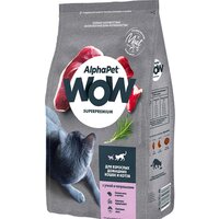 AlphaPet WOW для взрослых кошек утка и потроха 121316 (7 кг)
