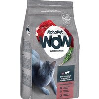 Сухой корм для кошек AlphaPet WOW для взрослых кошек говядина и печень (7 кг) - Превью изображения №2 — Мульти e-магазин M-SELL