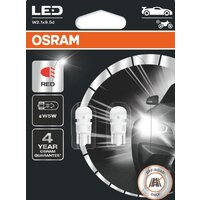 Osram W5W LEDriving Red 2шт
