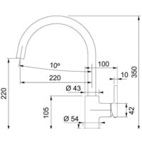 Смеситель Franke Lina XL 115.0626.024 (белый) - Превью изображения №2 — Мульти e-магазин M-SELL