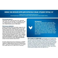 Сухой корм для собак Monge Daily Line Medium с курицей (12 кг) - Превью изображения №9 — Мульти e-магазин M-SELL