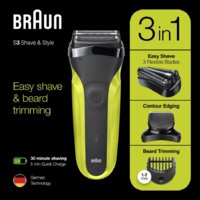 Электробритва Braun Series 3 Shave&Style 300BT (зеленый) - Превью изображения №7 — Мульти e-магазин M-SELL