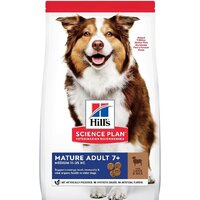 Hill's Science Plan Medium Mature Adult 7+ Lamb & Rice для поддержания активности и здоровья ЖКТ, с ягненком и рисом 2.5 кг