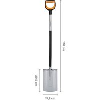 Лопата штыковая прямая Fiskars 1066730 - Превью изображения №3 — Мульти e-магазин M-SELL