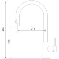 Смеситель Gross Aqua Neosteel 3140609SS - Превью изображения №2 — Мульти e-магазин M-SELL