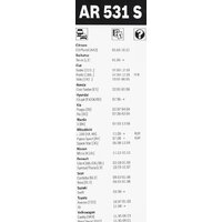 Щетки стеклоочистителя Bosch Aerotwin Retro AR531S 3397118901 - Превью изображения №3 — Мульти e-магазин M-SELL