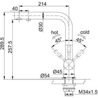 Смеситель Franke Atlas Clear Water PVD 120.0745.585 - Превью изображения №2 — Мульти e-магазин M-SELL