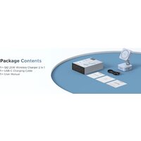 Беспроводное зарядное Ugreen MagFlow 2-in-1 W752 55960 (голубой) - Превью изображения №4 — Мульти e-магазин M-SELL