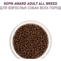 Сухой корм для собак Award Adult All Breed для всех пород с говядиной, курицей с добавлением брокколи и черники 12 кг - Превью изображения №6 — Мульти e-магазин M-SELL