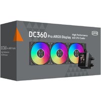 Система жидкостного охлаждения для процессора PCCooler DC360 Pro ARGB Display (черный) - Превью изображения №5 — Мульти e-магазин M-SELL