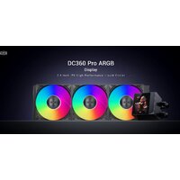 Система жидкостного охлаждения для процессора PCCooler DC360 Pro ARGB Display (черный) - Превью изображения №6 — Мульти e-магазин M-SELL