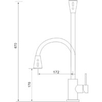 Смеситель Gross Aqua Neosteel 3241609SSG - Превью изображения №2 — Мульти e-магазин M-SELL