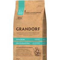 Grandorf Adult Medium & Maxi Probiotic 4 Meat Recipe (4 мяса с пробиотиками) 10 кг