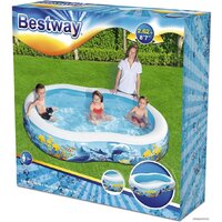 Надувной бассейн Bestway Подводный мир 54118 (262х157х46) - Превью изображения №2 — Мульти e-магазин M-SELL