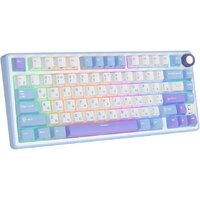 Клавиатура Royal Kludge R75 RGB Taro Milk (RK Silver) - Превью изображения №5 — Мульти e-магазин M-SELL