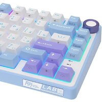 Клавиатура Royal Kludge R75 RGB Taro Milk (RK Silver) - Превью изображения №7 — Мульти e-магазин M-SELL