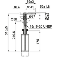 Дозатор для моющего средства Franke Comfort 119.0578.771 (нержавеющая сталь) - Превью изображения №2 — Мульти e-магазин M-SELL