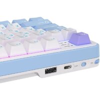 Клавиатура Royal Kludge RK-S98 RGB Taro Milk (RK Cream) - Превью изображения №9 — Мульти e-магазин M-SELL