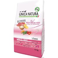 Unica Natura Unico Maxi с сыровяленой ветчиной, рисом и картофелем 12 кг