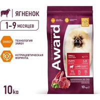 Сухой корм для собак Award Puppy Small для щенков мелких и миниатюрных пород с ягненком, индейкой с добавлением брокколи и брусники 10 кг - Превью изображения №2 — Мульти e-магазин M-SELL