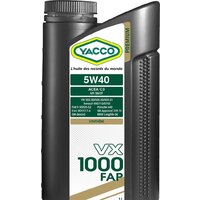 Yacco VX 1000 FAP 5W-40 1л