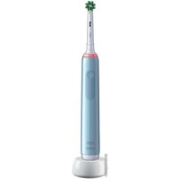 Электрическая зубная щетка Oral-B Pro 3 3000 Cross Action D505.513.3 (голубой) - Превью изображения №3 — Мульти e-магазин M-SELL